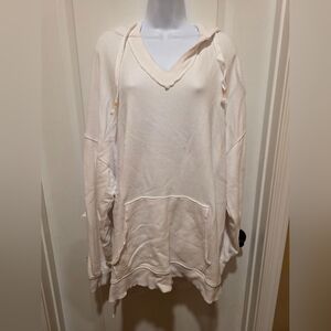 Aerie Cream V-Neck Sweater